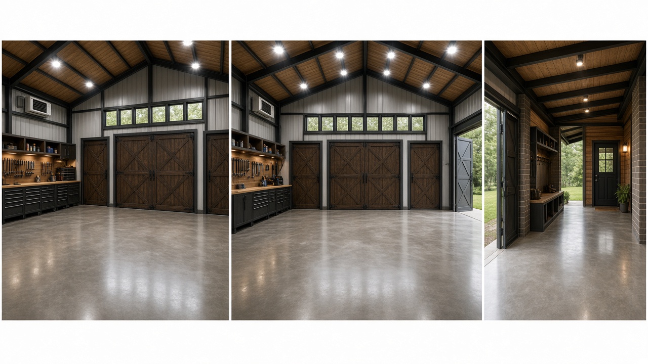 36x48 Drive-Through Shop & Mezzanine